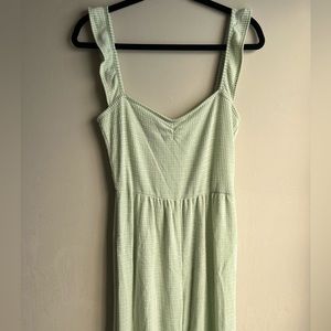 Green jumpsuit